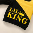 Baby Little King Crown Sweatshirt & Pants Set
