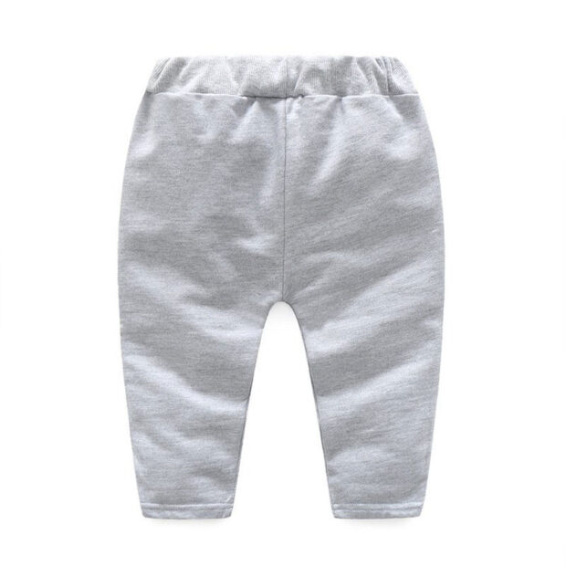 Little Man Mustache Long Sleeves Sweater Pants Jumpsuit - Image 9