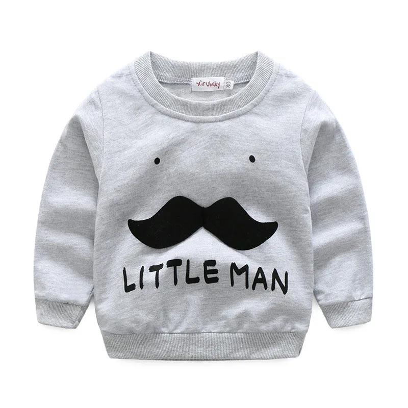 Little Man Mustache Long Sleeves Sweater Pants Jumpsuit - Image 2