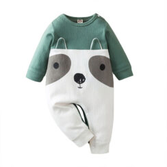 Baby Panda Design Pajamas Romper