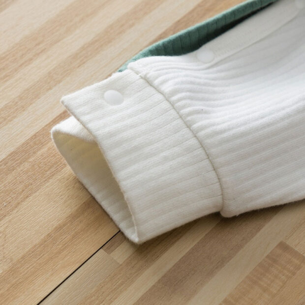 Long Sleeve Panda Design Pajamas Romper - Image 4
