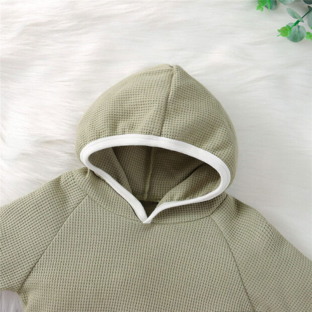 Baby Winter Hoodie Onesie Long Sleeve