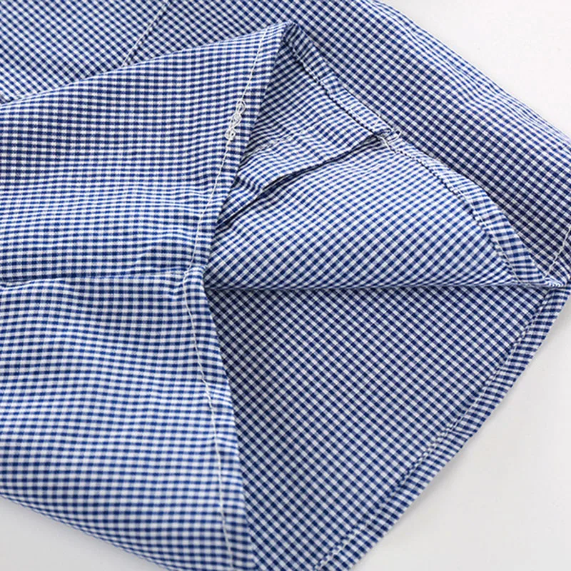 Gentlemen Checked Collar Shirt with Vest & Khaki Pants - Image 7