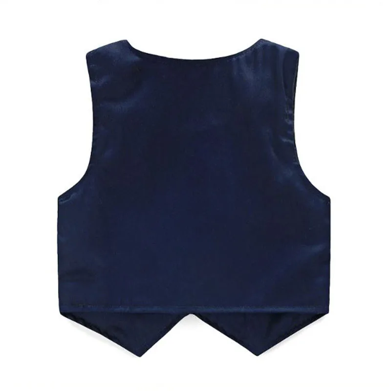 Gentlemen Checked Collar Shirt with Vest & Khaki Pants - Image 9