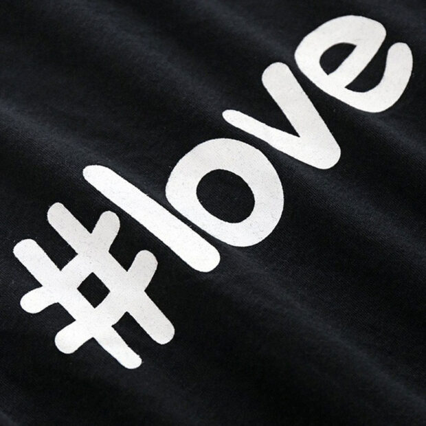 Baby Hashtag Love Snap On Jumpsuit Long Sleeve - Image 4