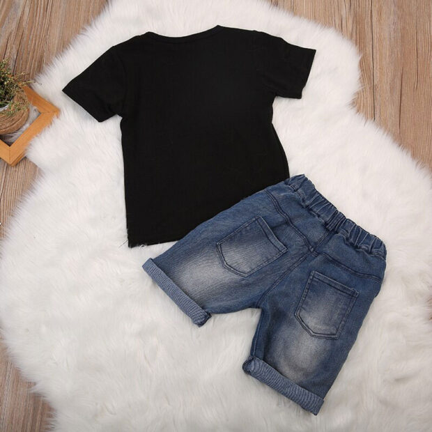 Baby Mama's Boy T-Shirt & Denim Shorts