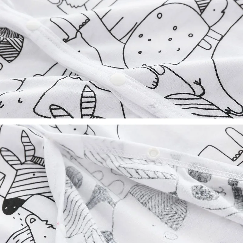 Anime Manga Drawing Cartoon Animal Prints Onesie Romper - Image 4