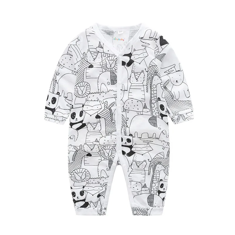 Anime Manga Drawing Cartoon Animal Prints Onesie Romper