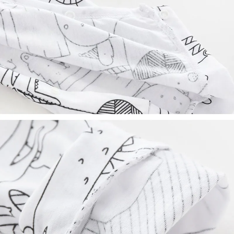 Anime Manga Drawing Cartoon Animal Prints Onesie Romper - Image 2