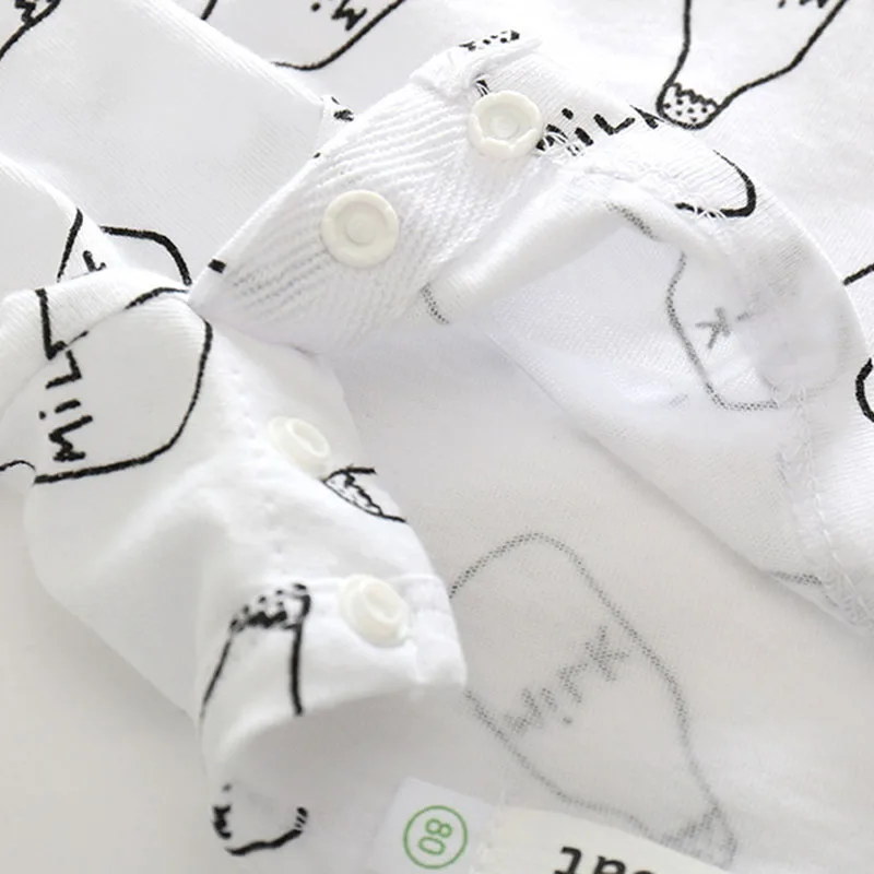 Milk Feeding Bottle Print Long Sleeves Shirt Pullover Pants - Image 5