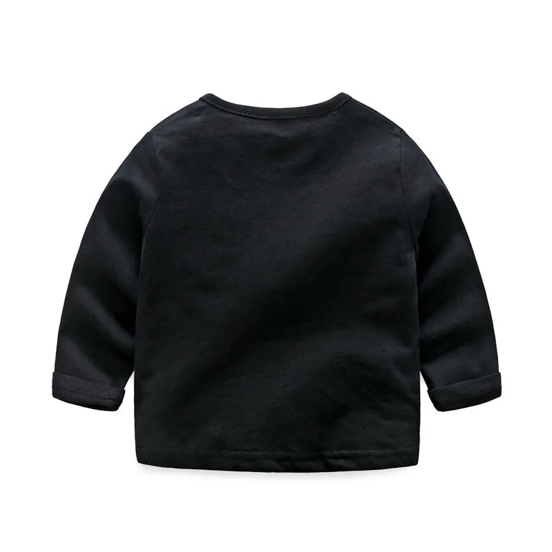 Long Sleeves "Milk" Shirt Pinecone Print Pullover Pants - Image 3