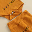 Baby Mini Boss Pajamas with Onesie & Pants