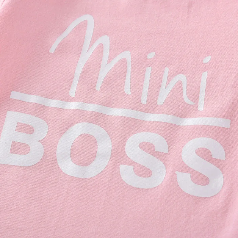 Baby Girl Mini Boss Bodysuit Ice-Cream Cone Print Sweatpants Headband - Image 3