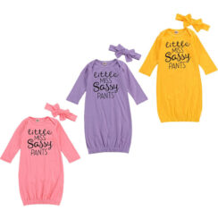 Long Sleeve Letter Print Miss Sassy T-Shirt Dress with Ribbon Headband
