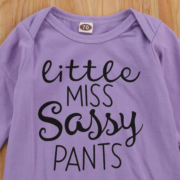 Baby Miss Sassy T-Shirt Dress Long Sleeve