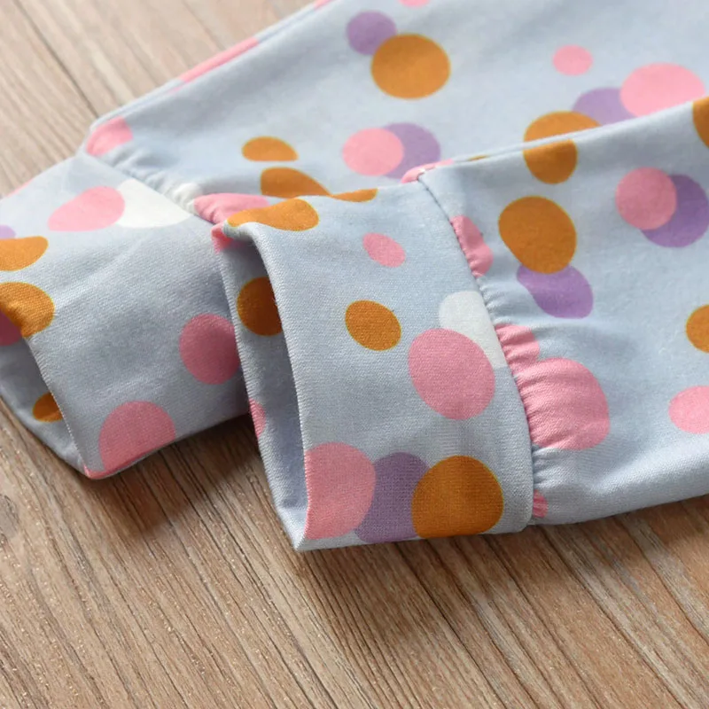 Baby Girl Steal Your Heart Text Print T-Shirt, Polka Dots Pants, Ribbon Headband - Image 5