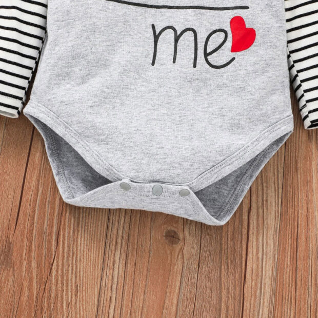 Funny Saying Mom Plus Dad Equals Me Onesie Long Sleeve - Image 4