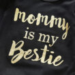 Baby Mommy Print Onesie