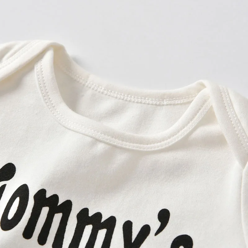 Mommy's Little Man Bodysuit Romper Mustache Print Sweatpants with Beanie Hat - Image 2