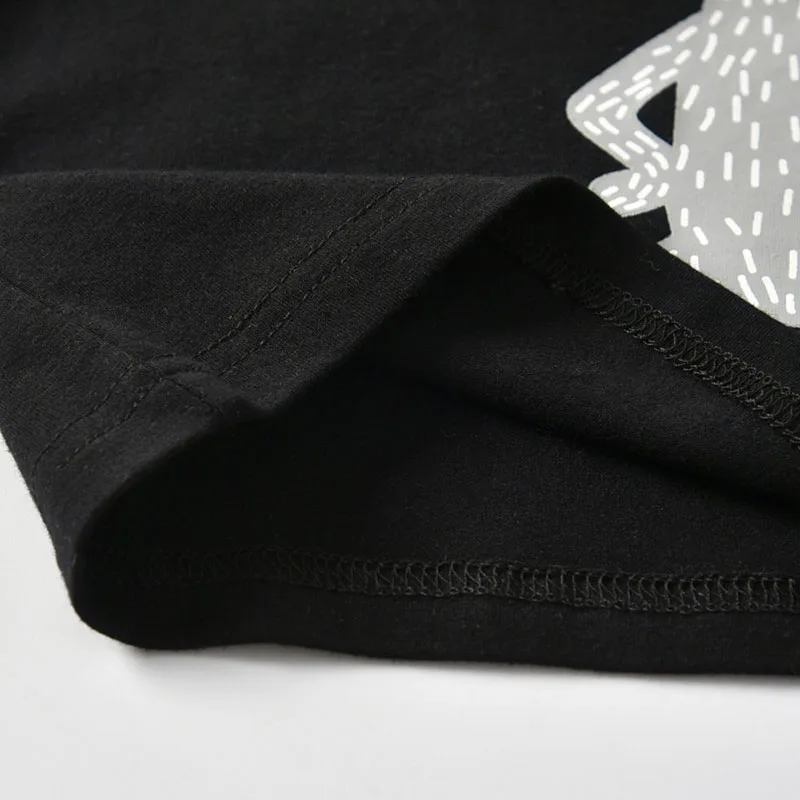 Long Sleeves Cartoon Print Shirt Elastic Pants Outfit - Image 4