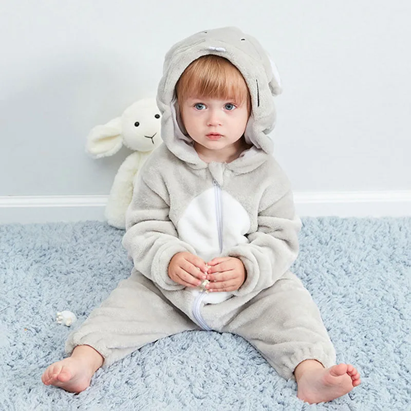 Baby Animal Mouse Dressup One Piece Zipper Jumpsuit Coverall for Boys & Girls - Image 5