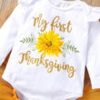 Baby My First Thanksgiving Onesie & Tutu Skirt