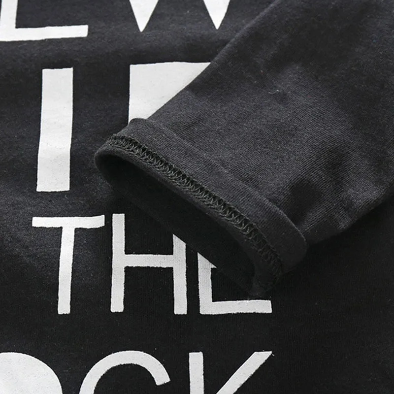 "New Kid on the Block" Long Sleeves Sweater Frosty Print Pants - Image 6