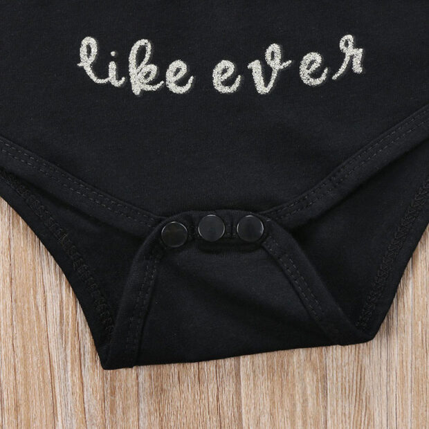 Not Allow to Date Quote Bodysuit Panther Ribbon Headband - Image 5
