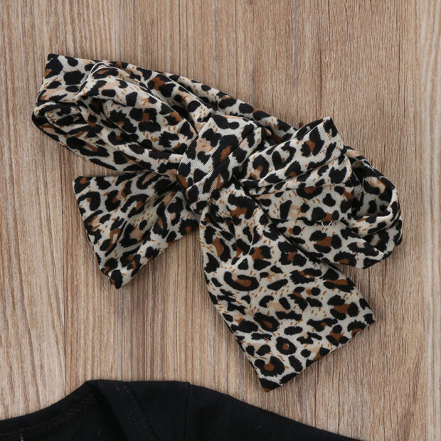 Not Allow to Date Quote Bodysuit Panther Ribbon Headband - Image 6