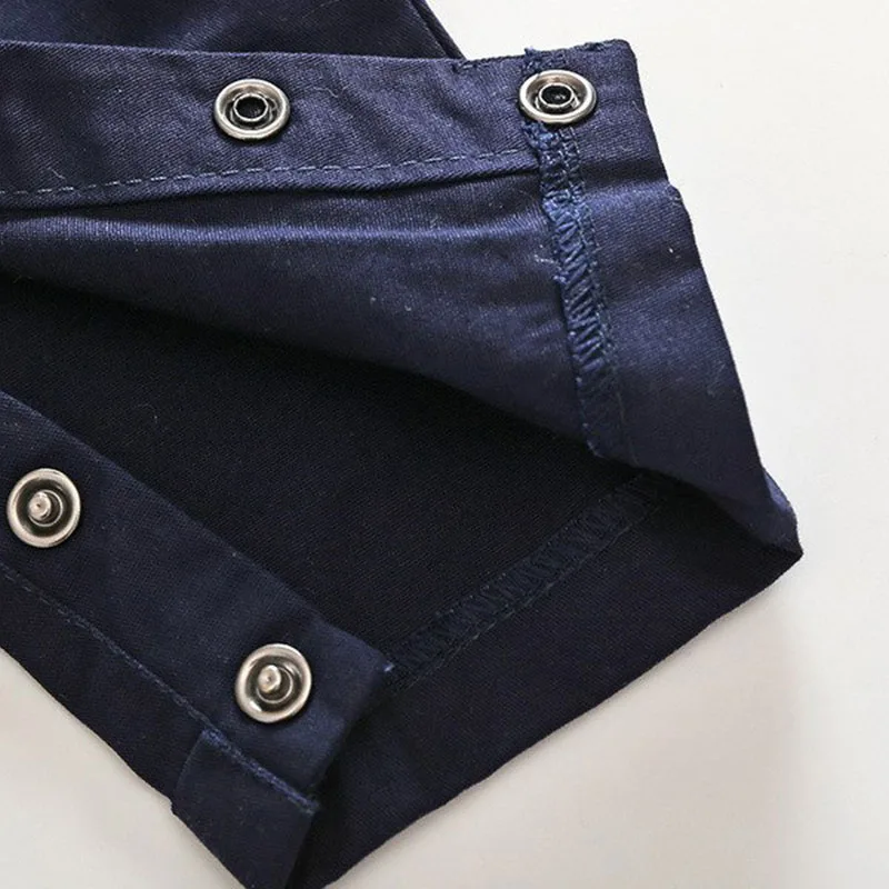 Baby Boy's Overall Suspenders Pants Puppy Applique and Long Sleeve Stripe Bodysuit - Image 13