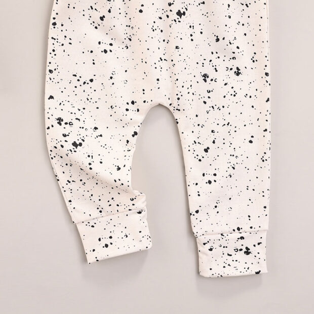 Paint Splash Print Outfit with Pullover Sweatshirt & Pants Long Sleeve - Image 5