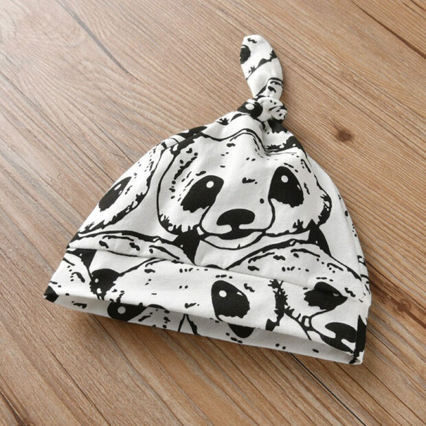 Baby Panda Print Sleeper Jumpsuit