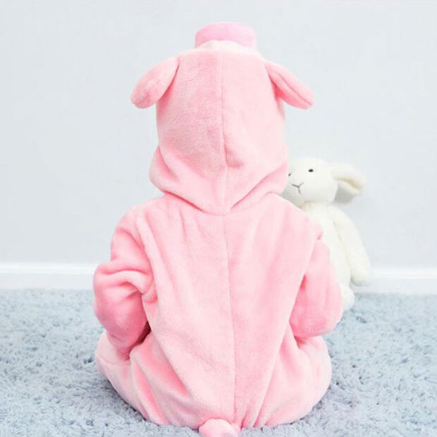 Baby Animal Pig Dressup One Piece Zipper Jumpsuit Coverall for Boys & Girls - Image 6