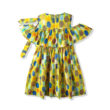 Toddler Girl Pineapple Print Peplum Dress