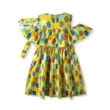 Toddler Girl Pineapple Print Peplum Dress