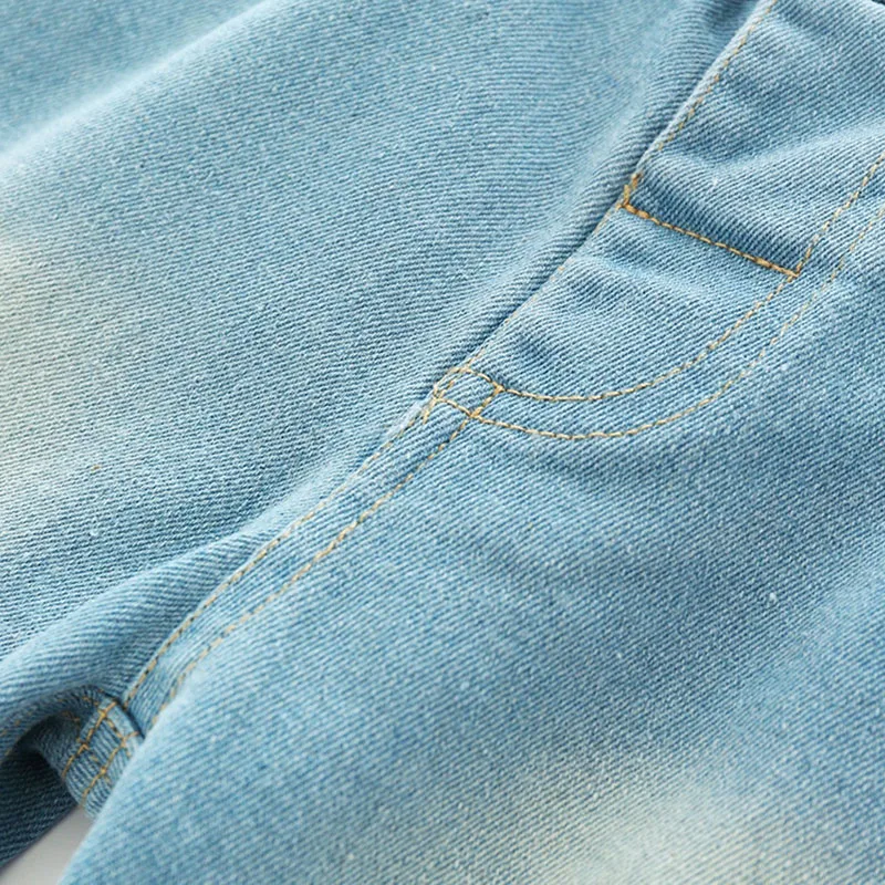 Baby Boy Plaid Pattern Button Up Shirt & Jeans Long Sleeve 2 pcs Set - Image 7