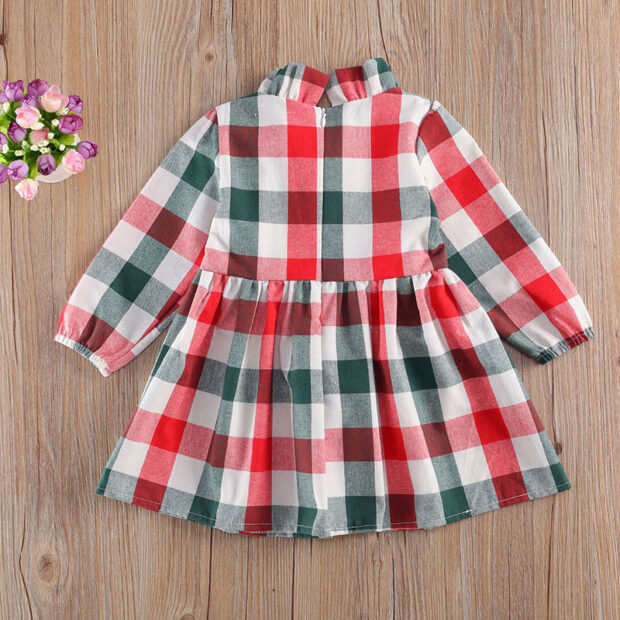 Baby Plaid Pattern Dress