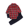 Baby Plaid Pattern Polo Outfit