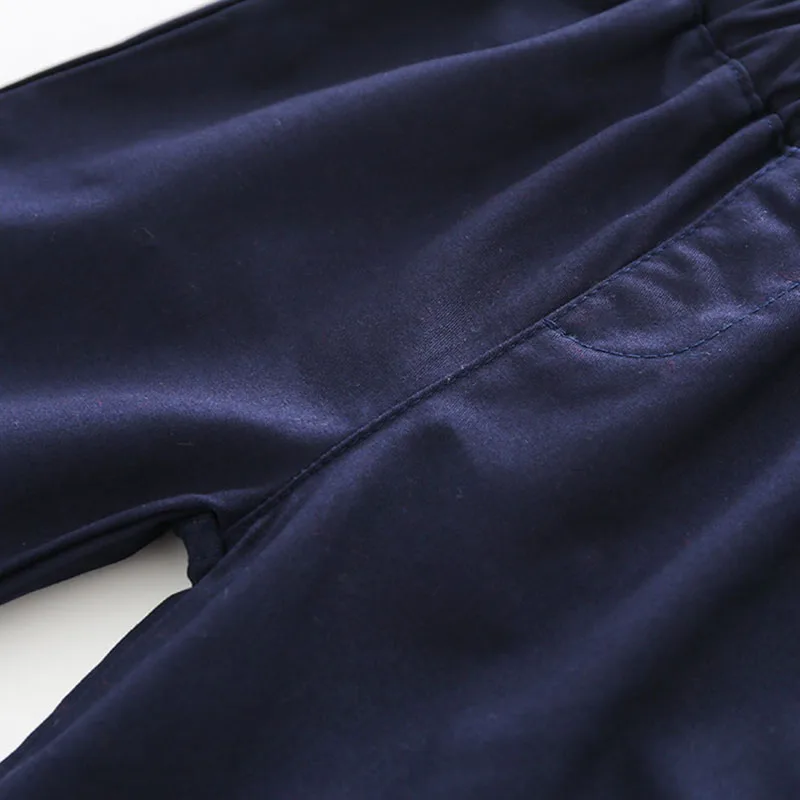 Baby Boy Plaid Pattern Polo Bodysuit with Bow Tie & Pants Long Sleeve 3 pcs Set - Image 7