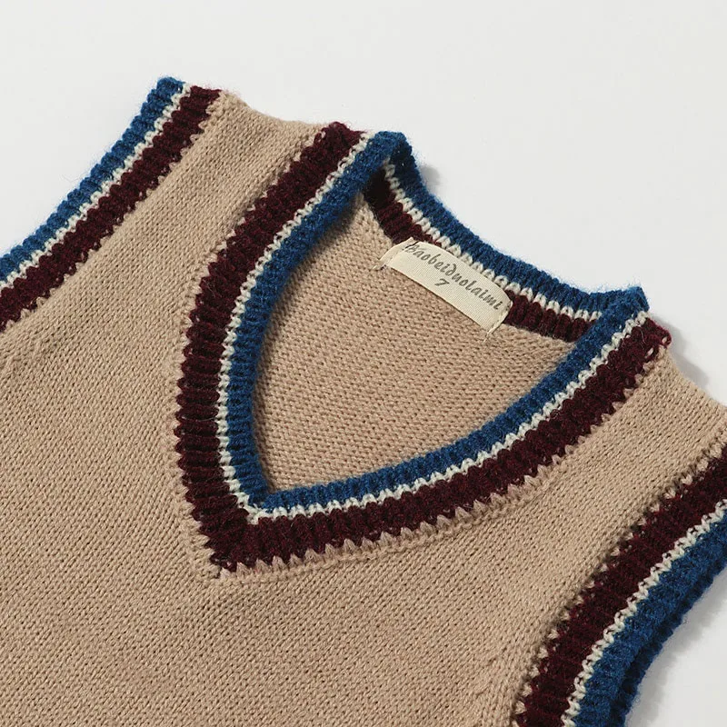 Baby Boy Plaid Button Up Shirt, Sweater Vest, Pants Long Sleeve 3 pcs Set - Image 6