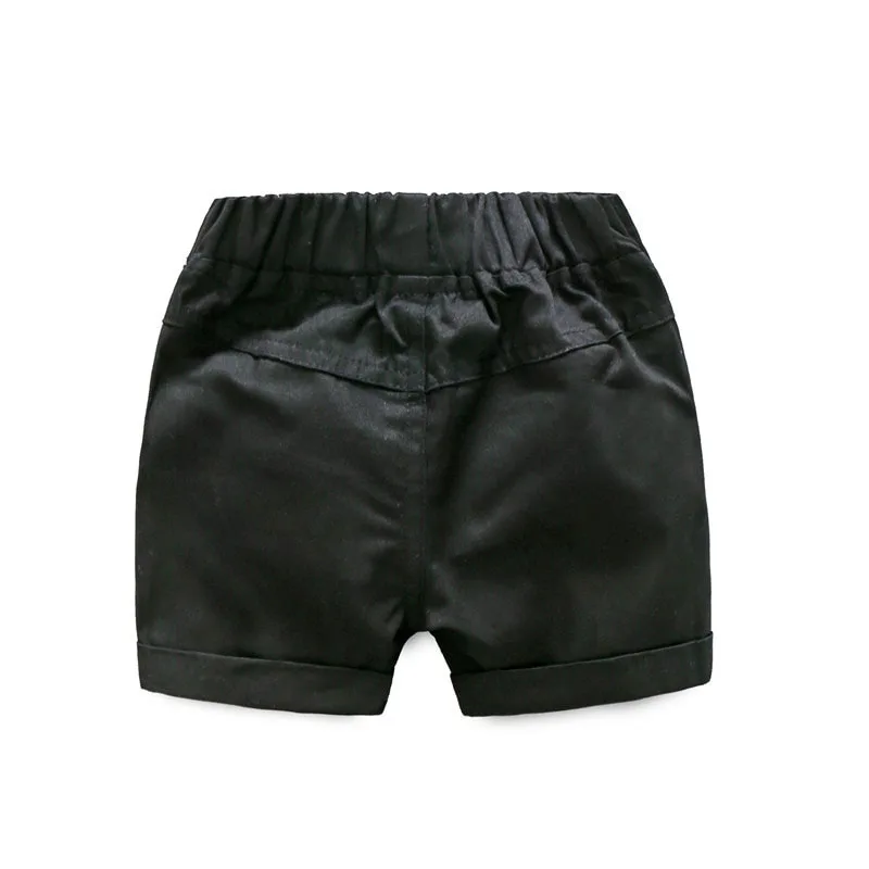 Black & White Plaid Collar Shirt Shorts Pants - Image 9