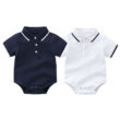 Baby Plain Color Polo Onesie