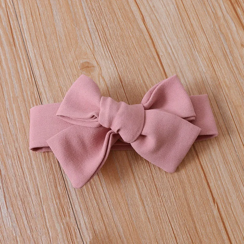 Plain Color Suspender Dress with Ribbed Onesie Long Sleeve & Matching Ribbon Headband - Image 6