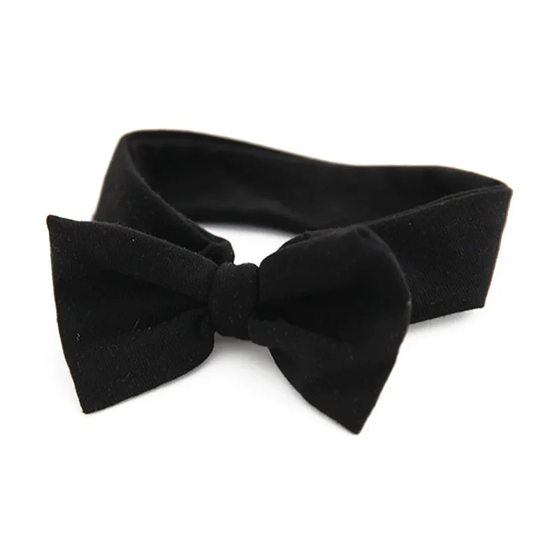 Black Polka Dot Loose Fit Romper Short Sleeve with Ribbon Headband - Image 6