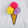 Baby Pom Pom Ice Cream T-Shirt & Denim Shorts Outfit