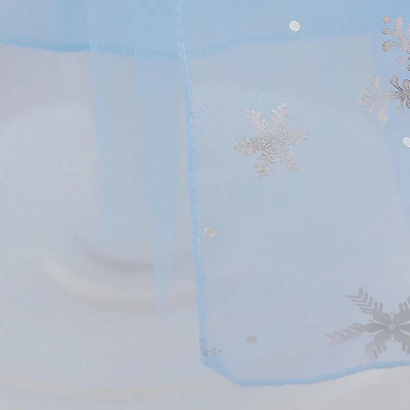 Princess Fairy Tale Snowflake Gown with Sequins Sleeveless - Image 6