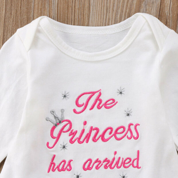 The Princess has Arrived Onesie & Ribbon Tutu Skirt - Image 3