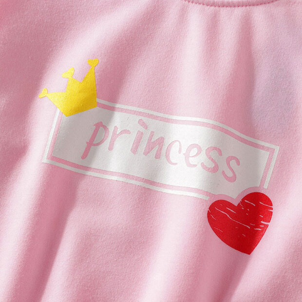 Baby Girl Princess Hearts Tracksuit