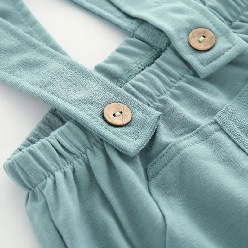 Baby Happy Quote Onesie Bodysuit, Elastic Suspenders Pants for Boys & Girls - Image 10