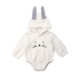 Baby Fleece Rabbit Ears Hooded Bodysuit